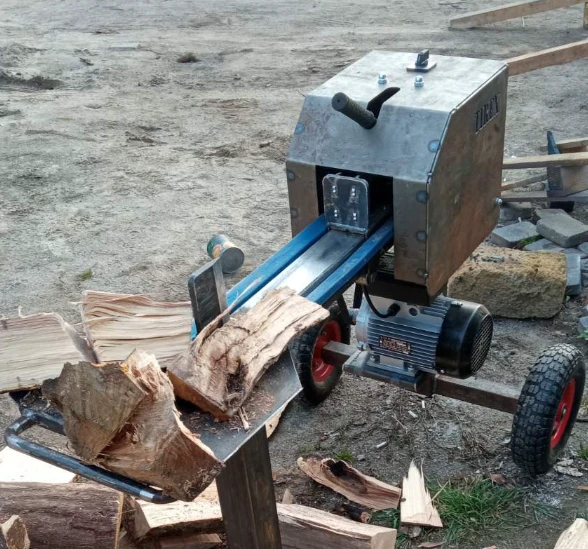 Загальний вигляд рейкового дровокола