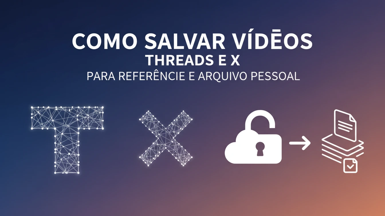 Como Salvar Vídeos do Threads e do X para Referência e Arquivo Pessoal 1 Salvar Vídeos do Threads