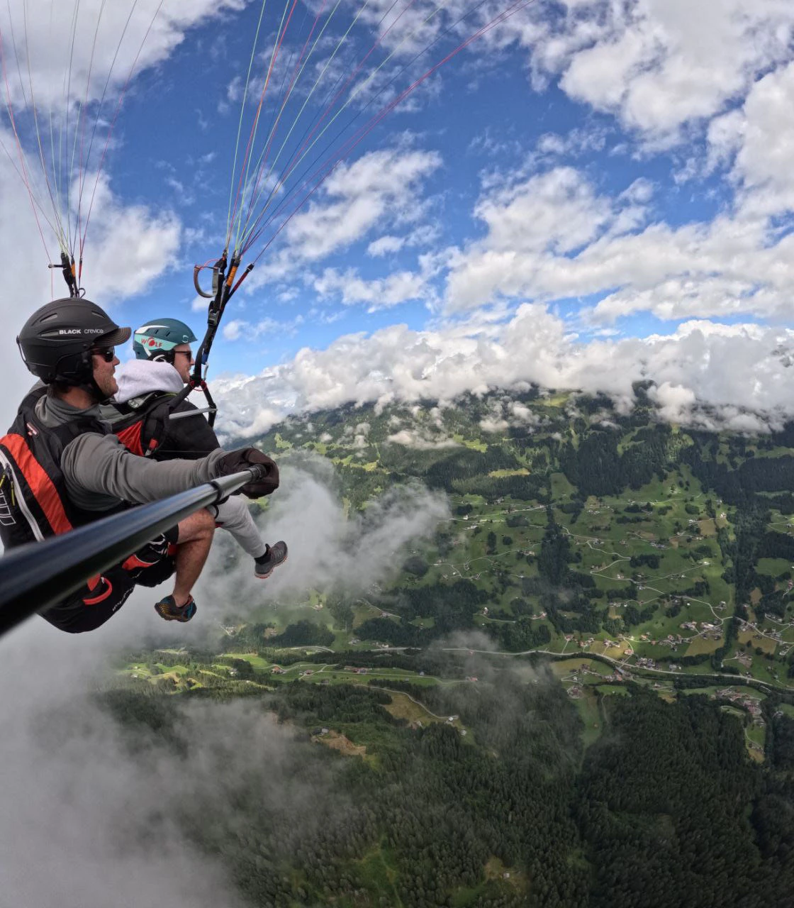 Wolf paragliding service paragliding tandem