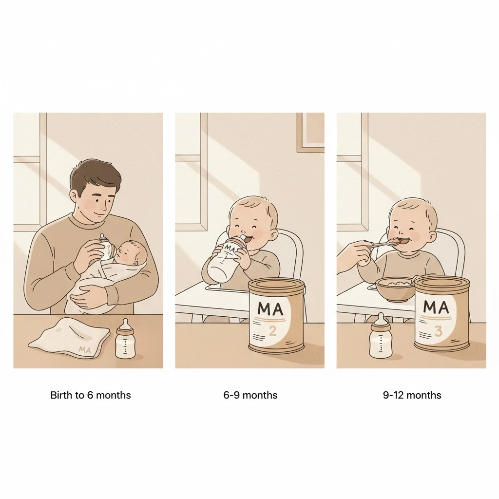 Гід із вибору сумішей: від народження до 12 місяців