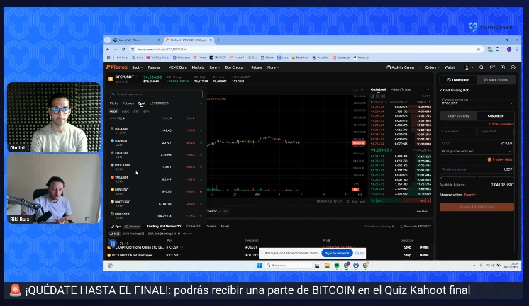 Riki Ruiz participó como ponente en la conferencia de www.youhodler.com.