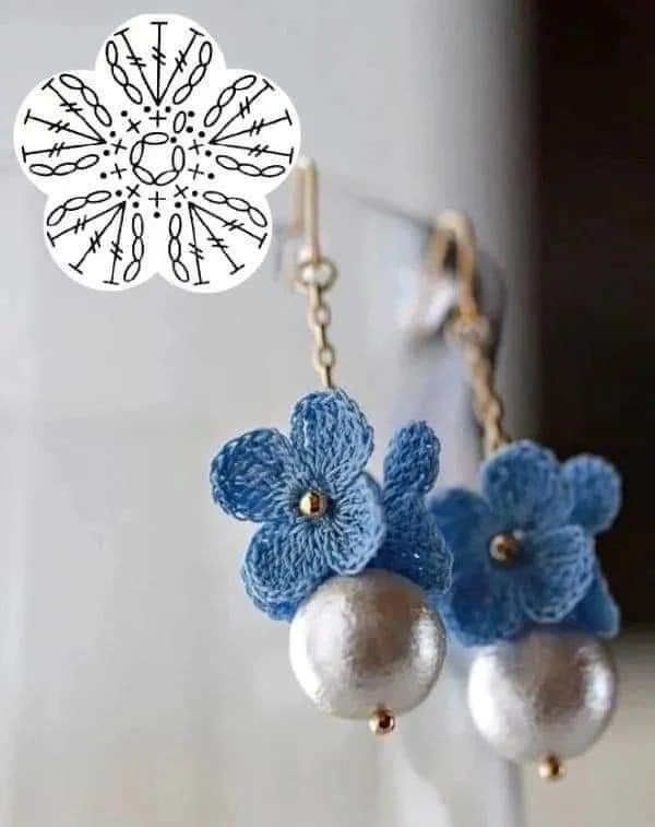 в'язані кульчики своїми руками