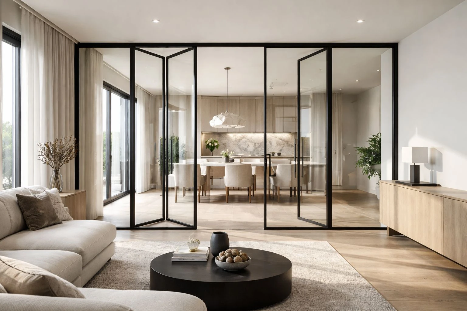 Frameless glass doors vs framed glass doors