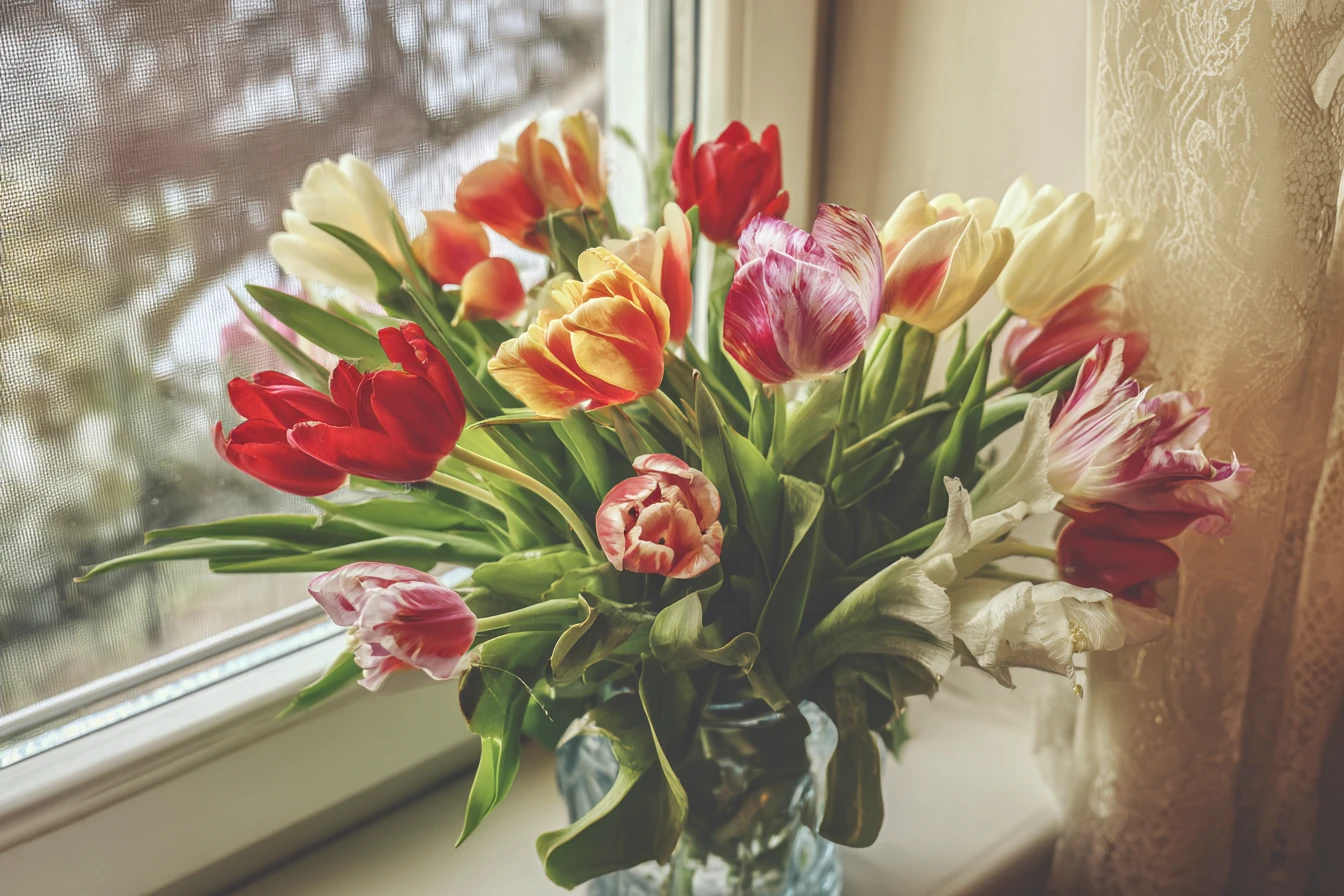 почему тюльпаны раскрываются