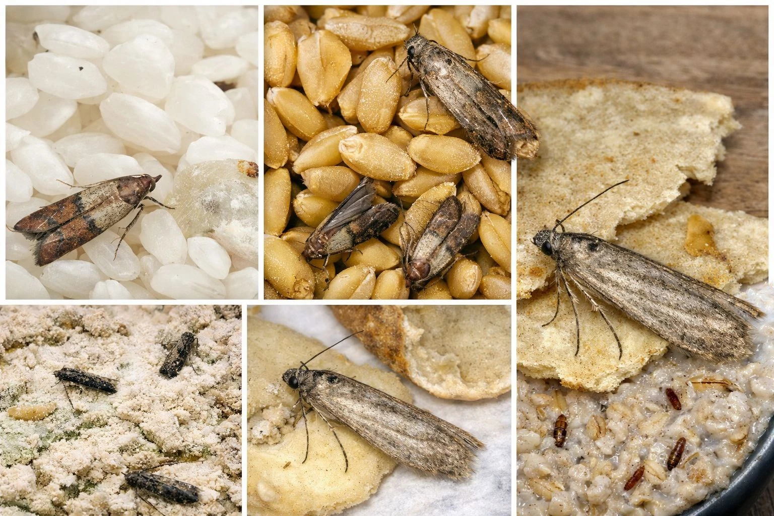 Види молі, які найчастіше зустрічаються в оселі