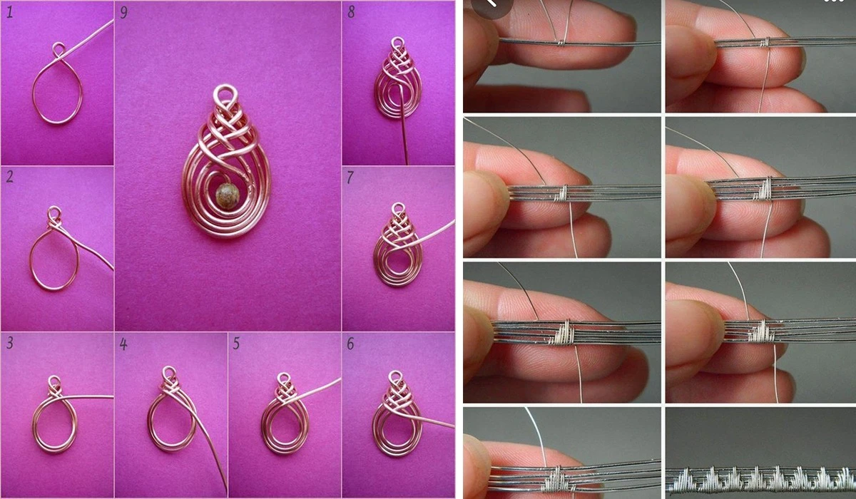 плетіння з дроту для початківців схеми