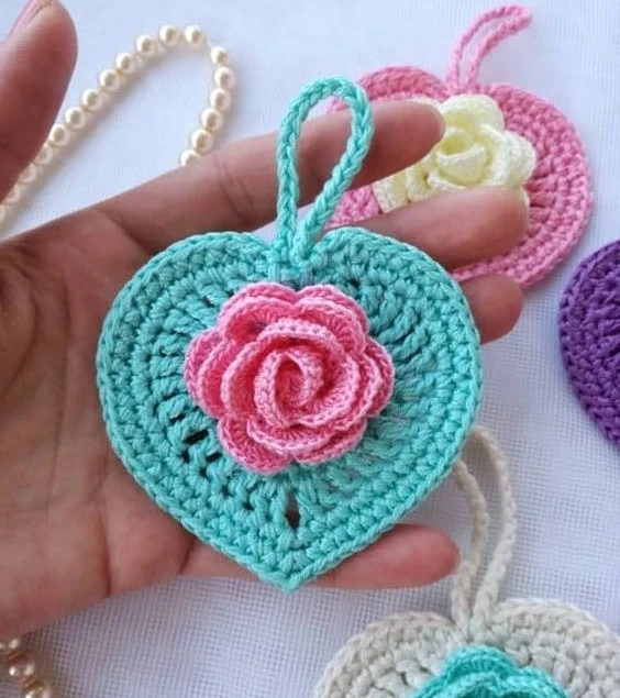 Плоске серце гачком