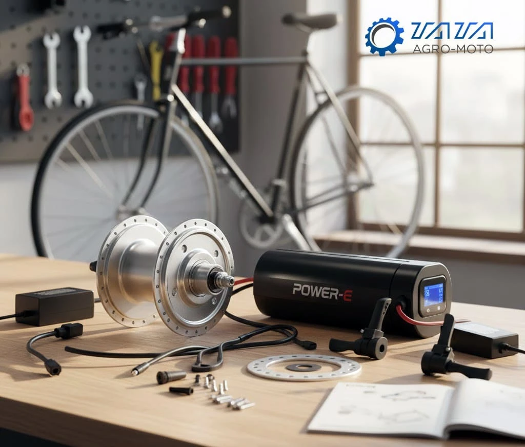 Ce include setul electric pentru bicicletă Ce include setul electric pentru bicicletă