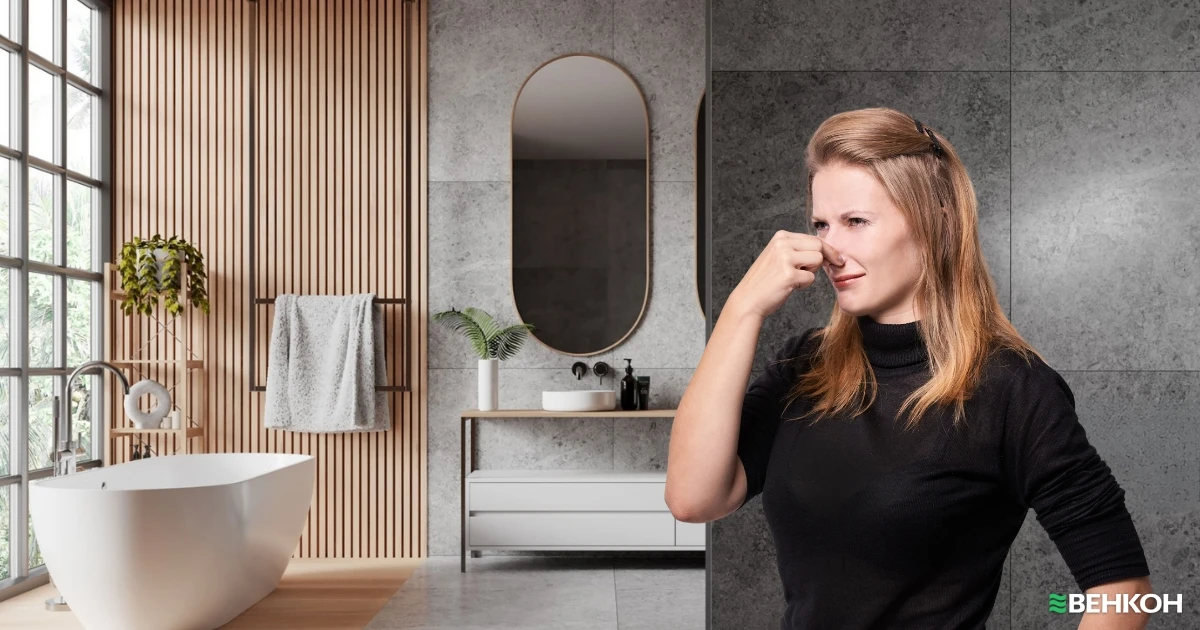 поганий запах у ванній