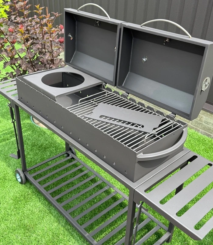 мангал-барбекю з кришкою