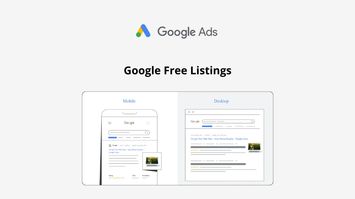 Бесплатные листинги в Google Shopping