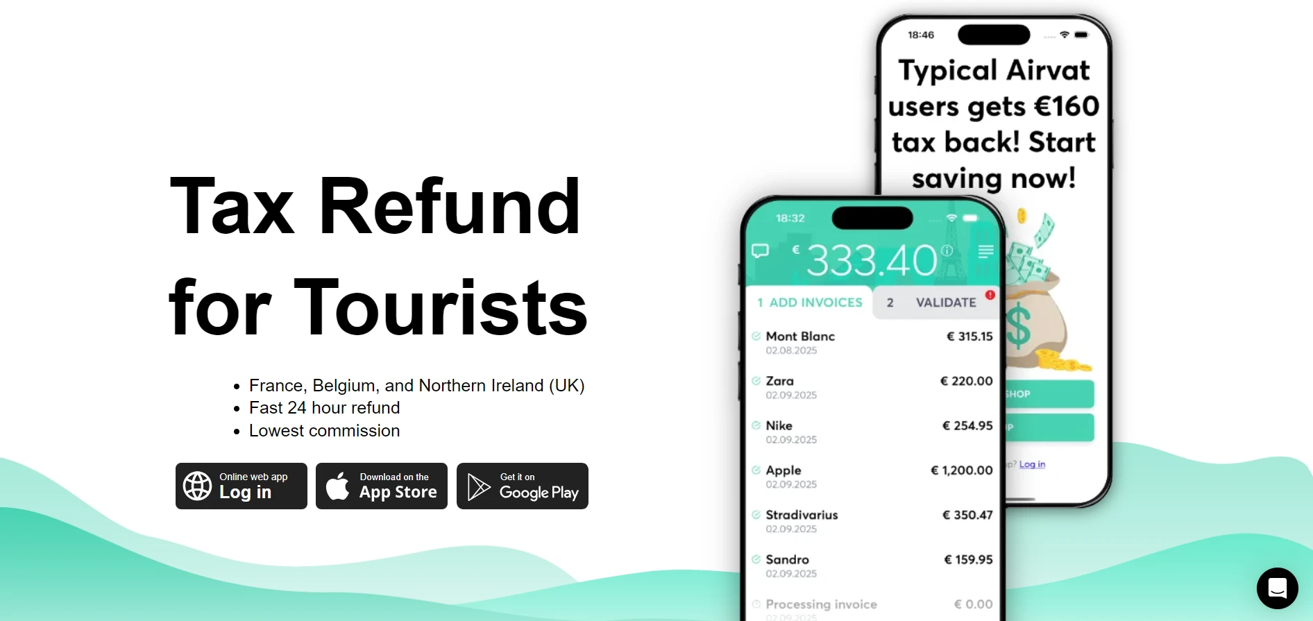 Tax Refund for Tourists in France