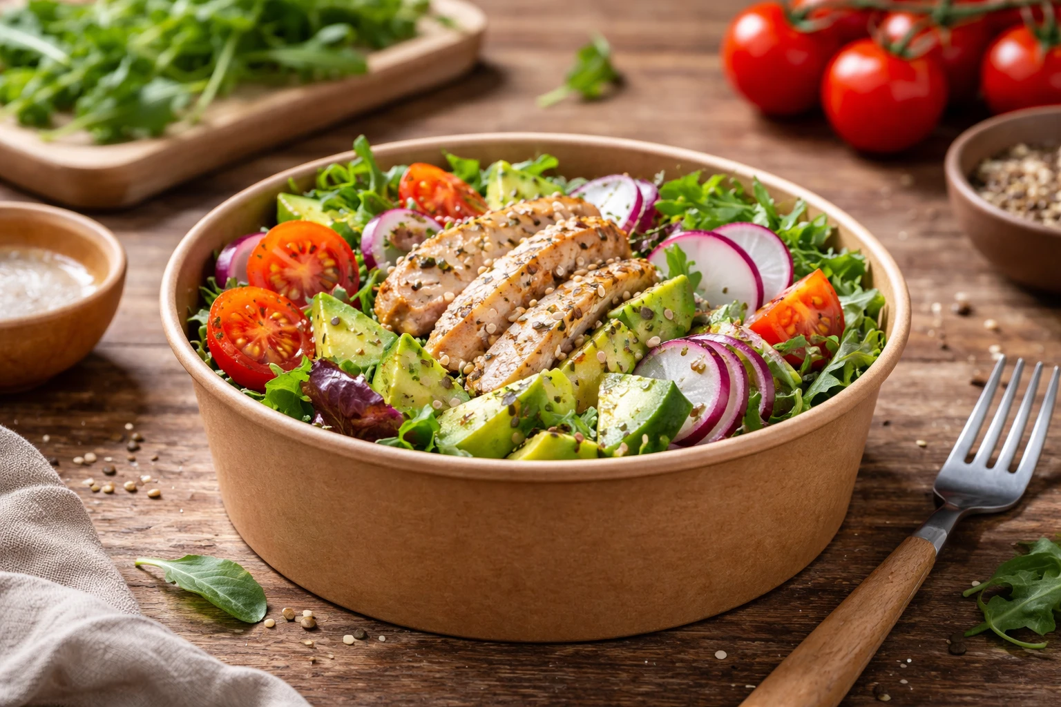 Посуда из крафт-бумаги