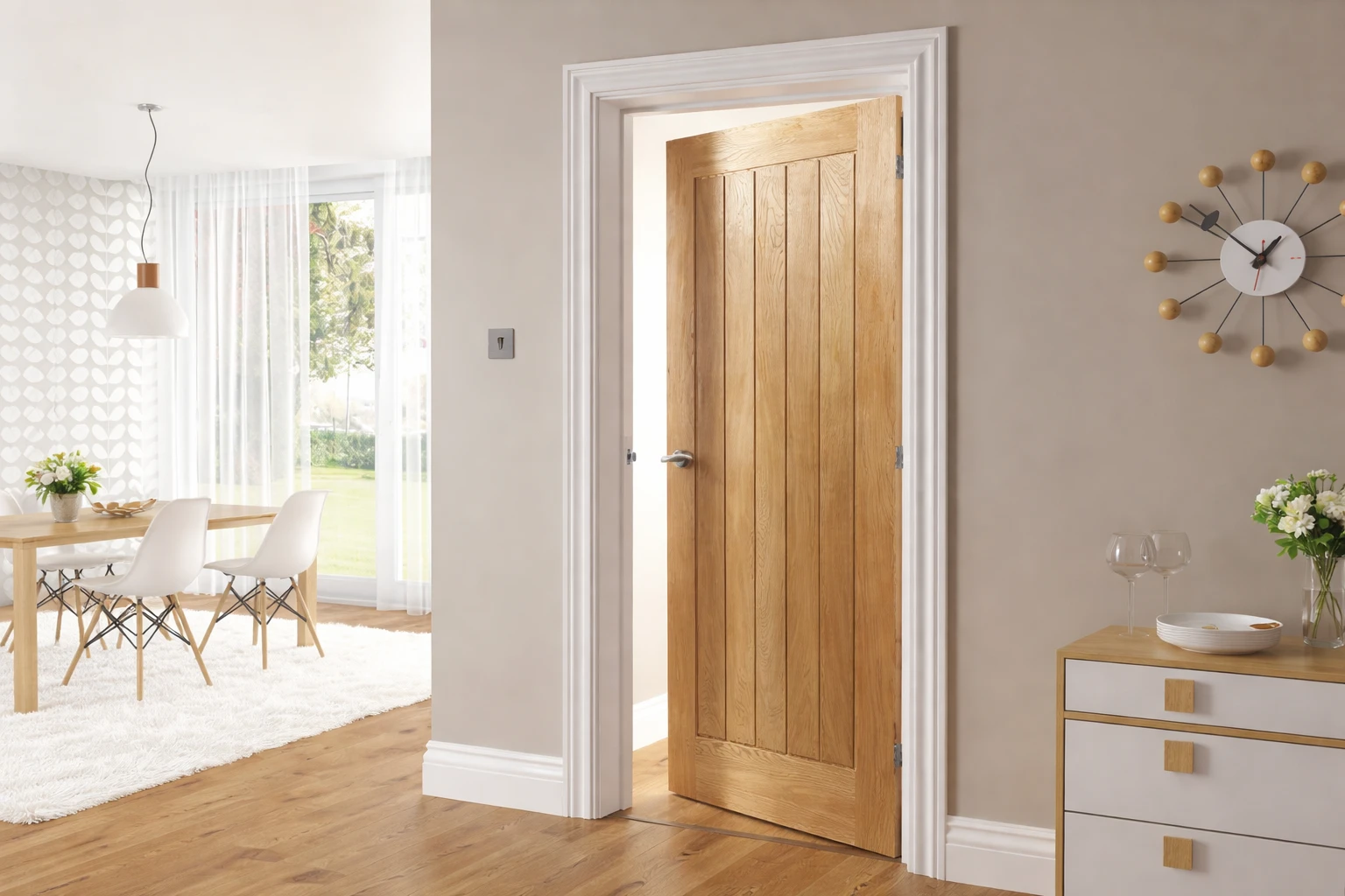 How to fix gaps around an interior door (energy efficiency)