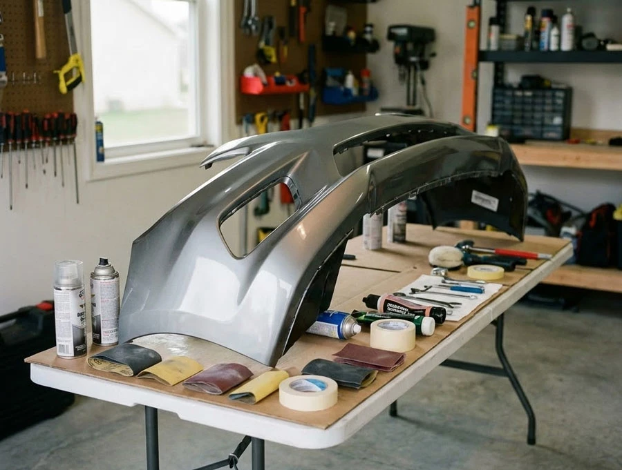 Красим бампер сами: баллончик против автосервиса