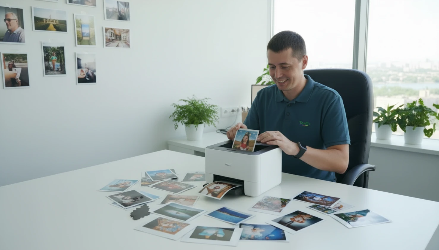 мини принтер - печать фото