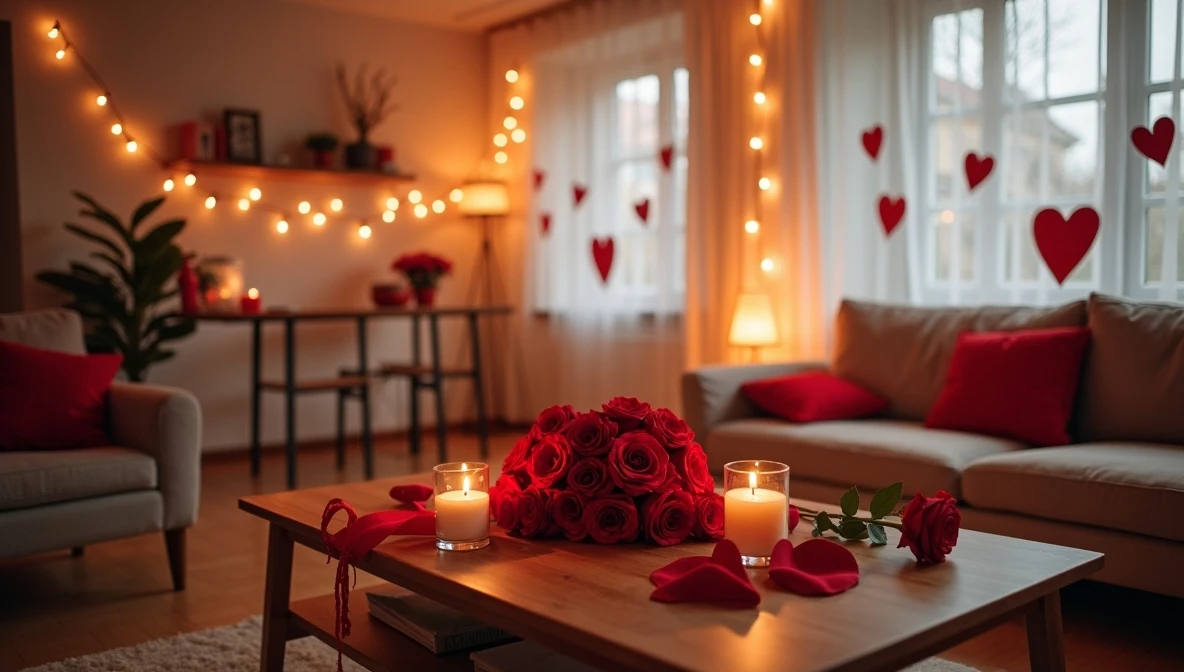 декор домівки на 14 лютого