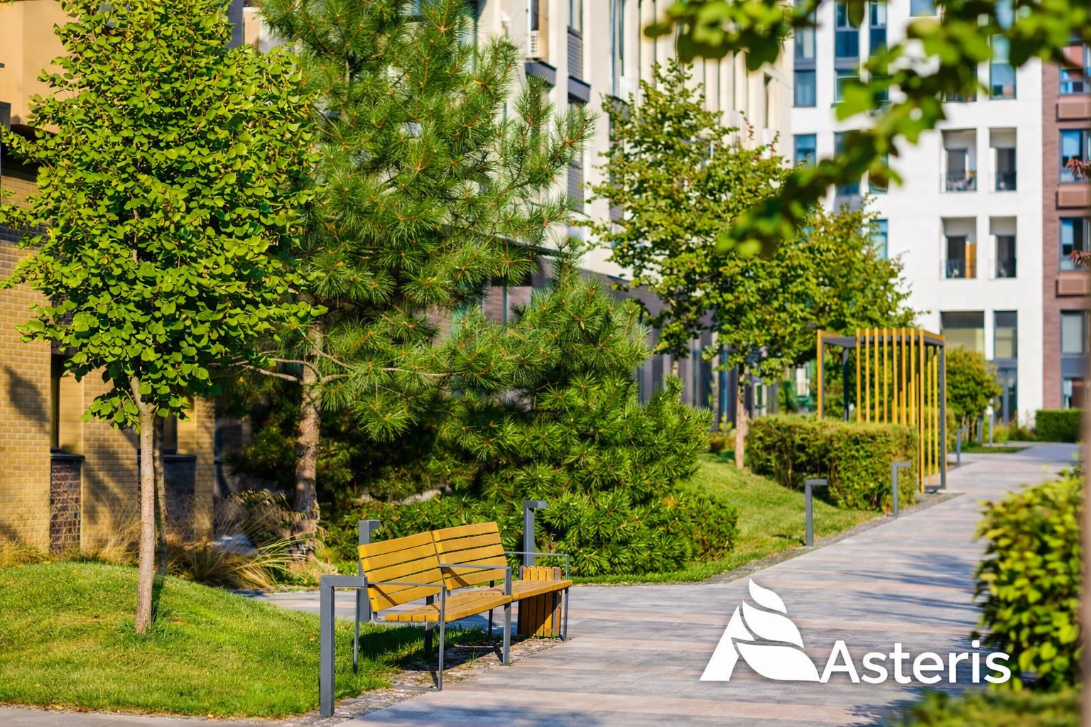 Благоустрій прибудинкової території житлового комплексу — Asteris