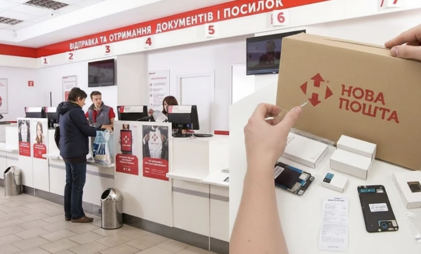 Отримання запчастин на Новій пошті