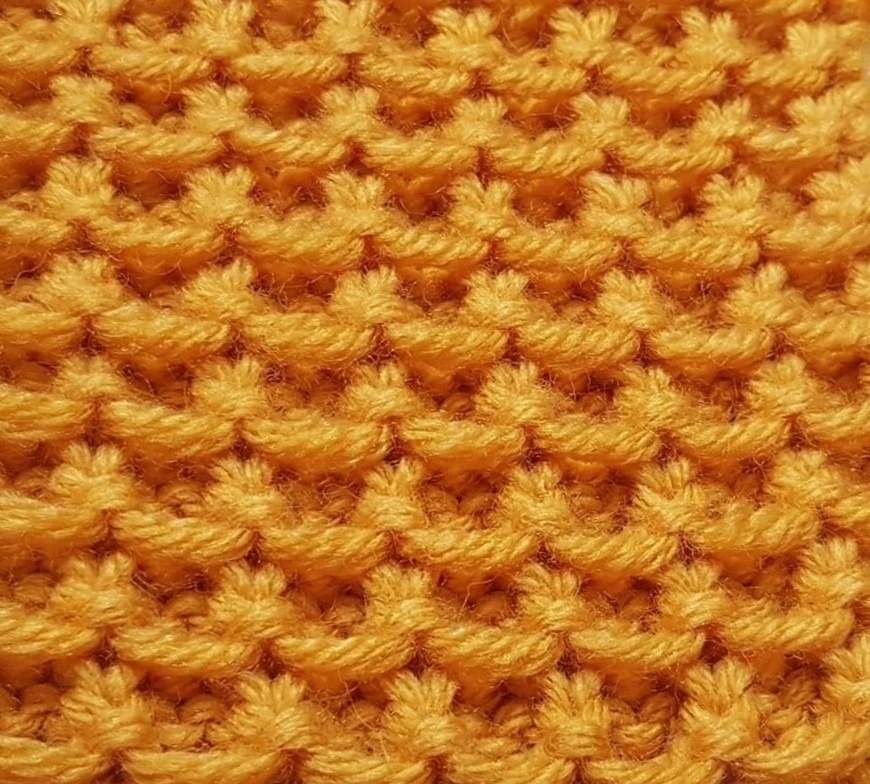 Классический вафельный узор