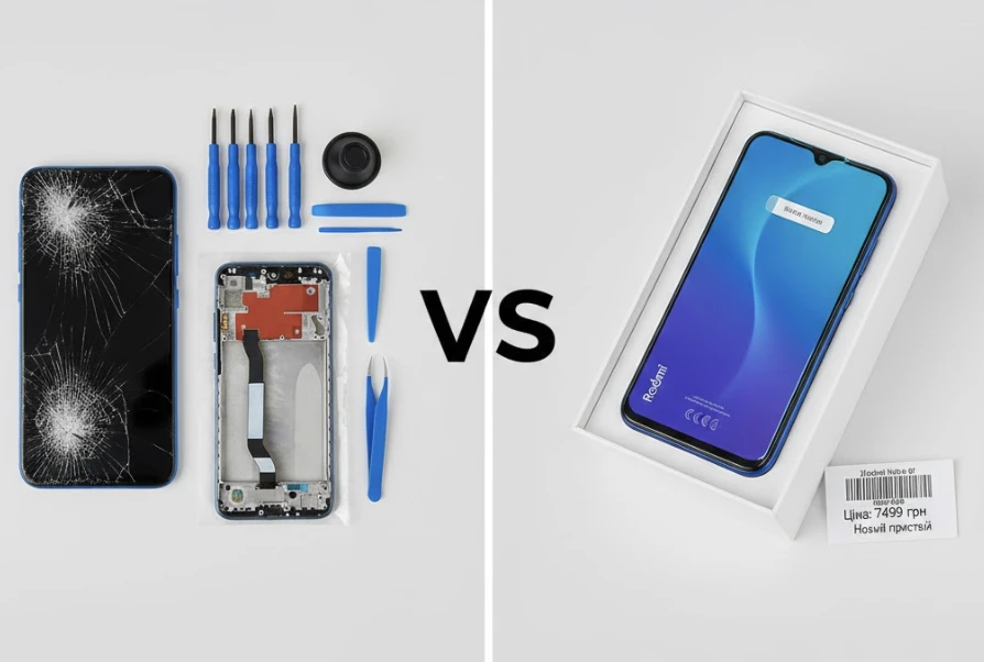 Порівняння вартості ремонту та покупки нового телефону