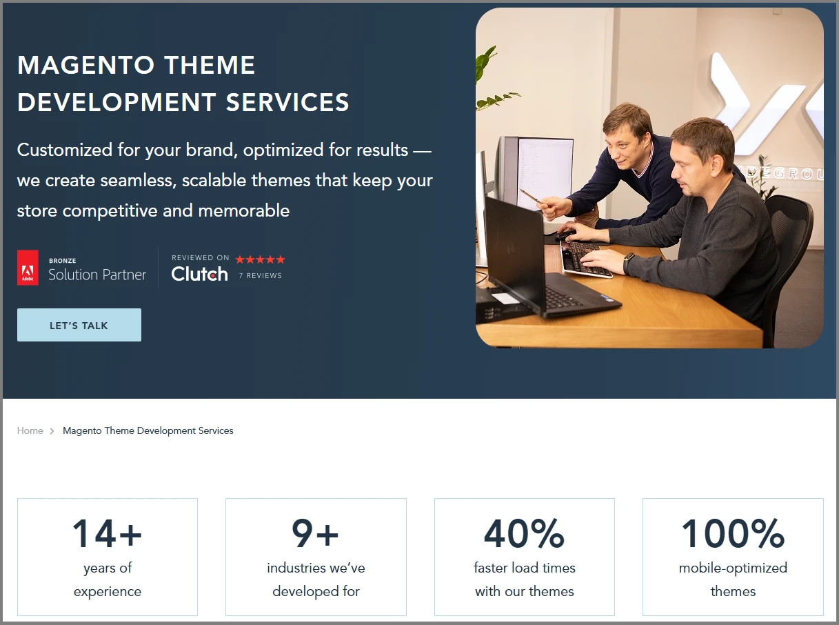 Whidegroup Magneto theme developers