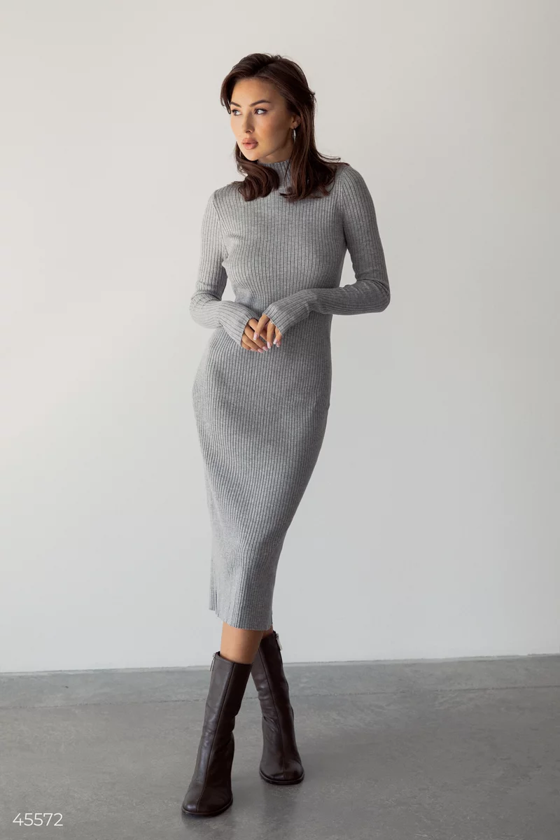 тепла трикотажна сукня Gepur