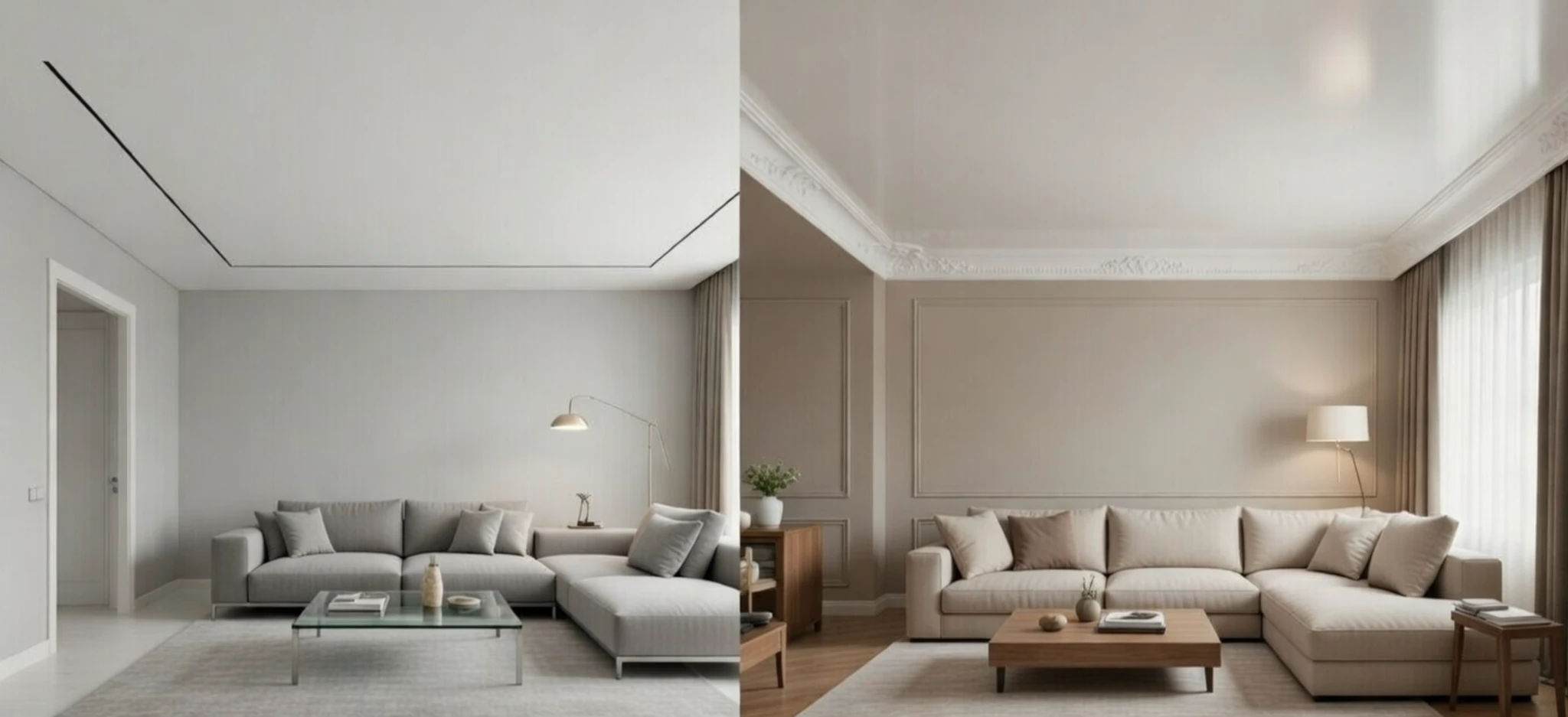 що краще для натяжної стелі - тіньовий профіль чи класичний багет