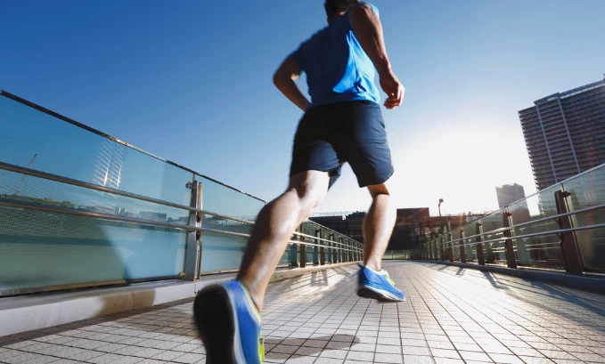 man jogging