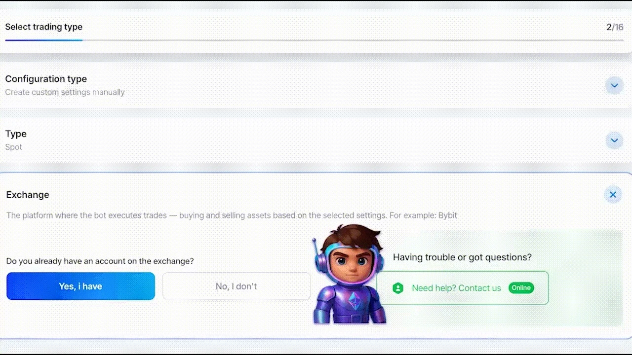 setting up a crypto trading bot