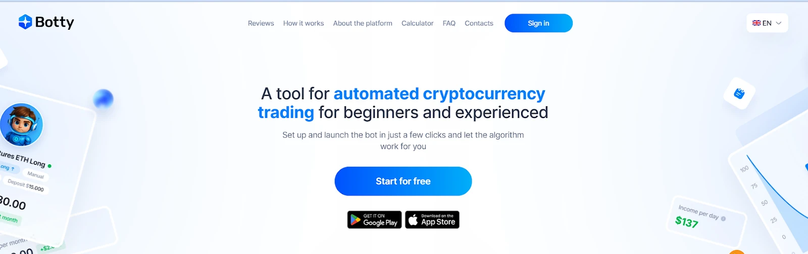 Botty Cryptocurrency Bot