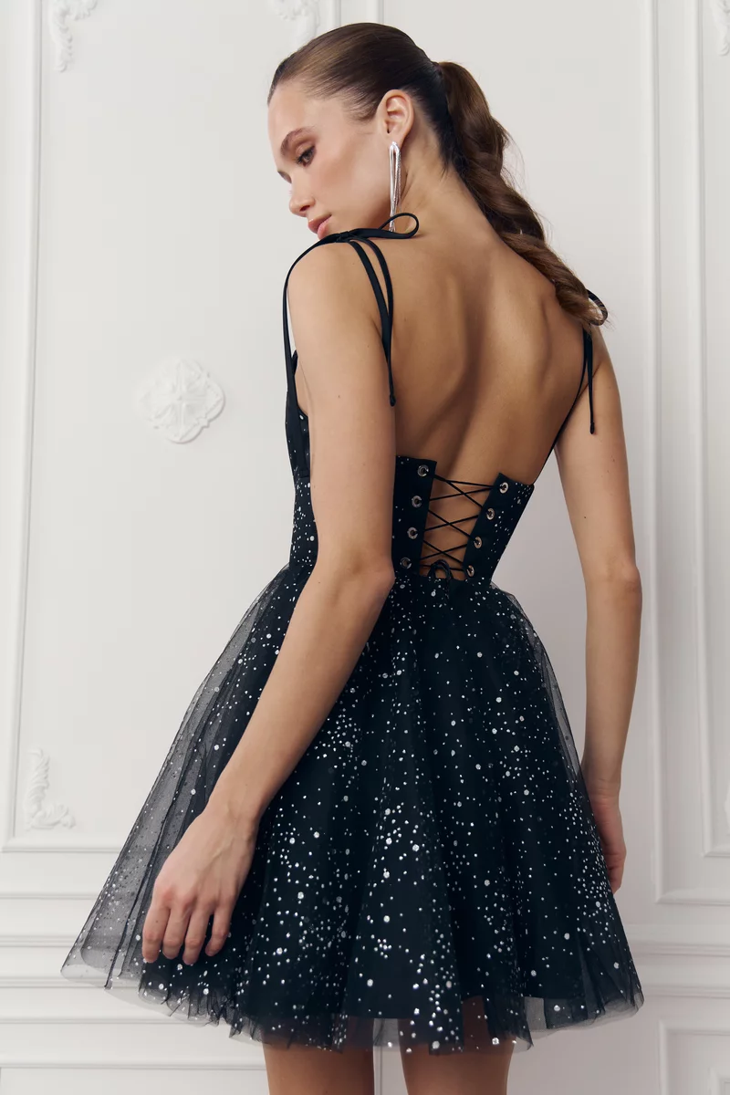 Сукня Gepur з корсетом та шнурівкою