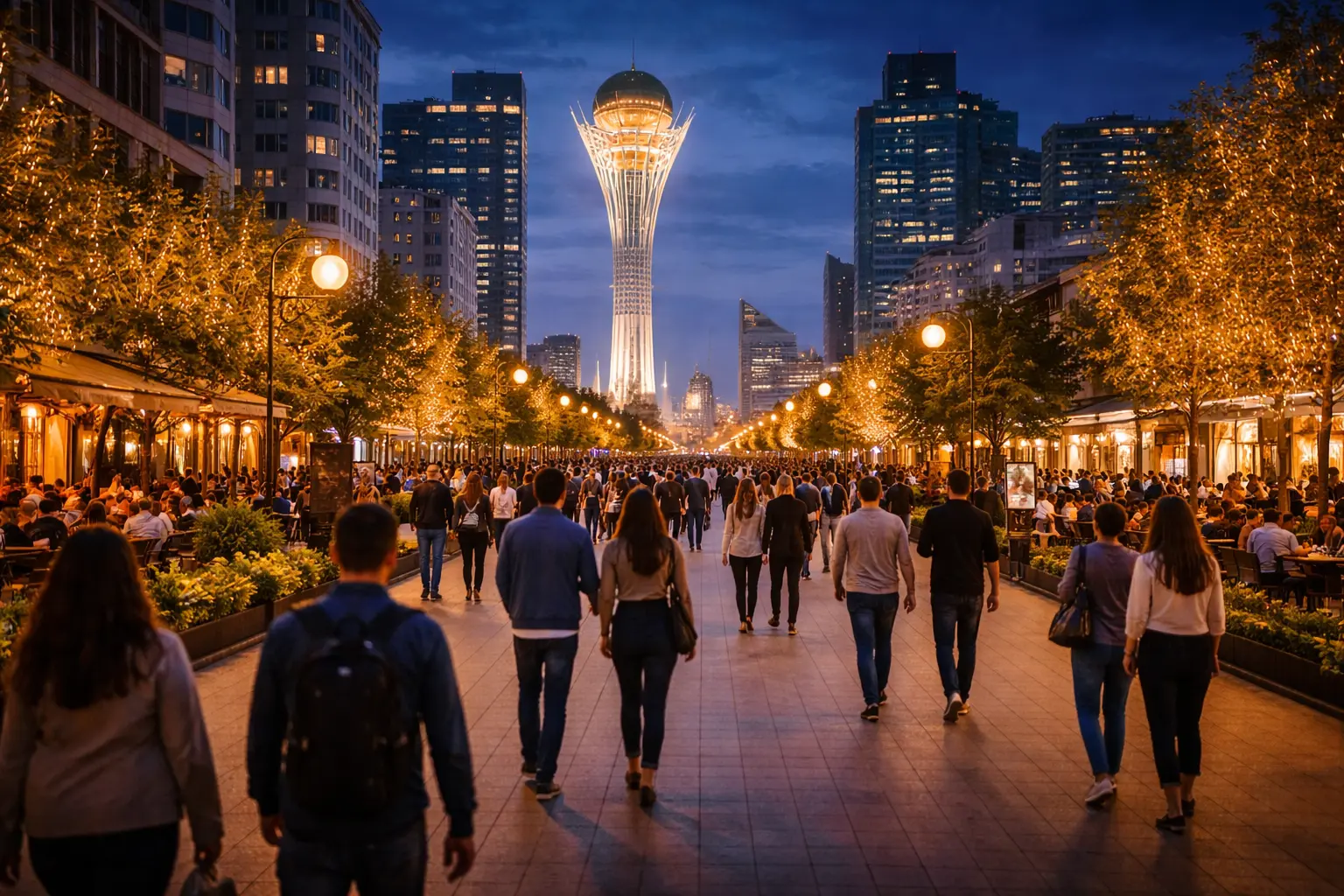 вечер в Астане