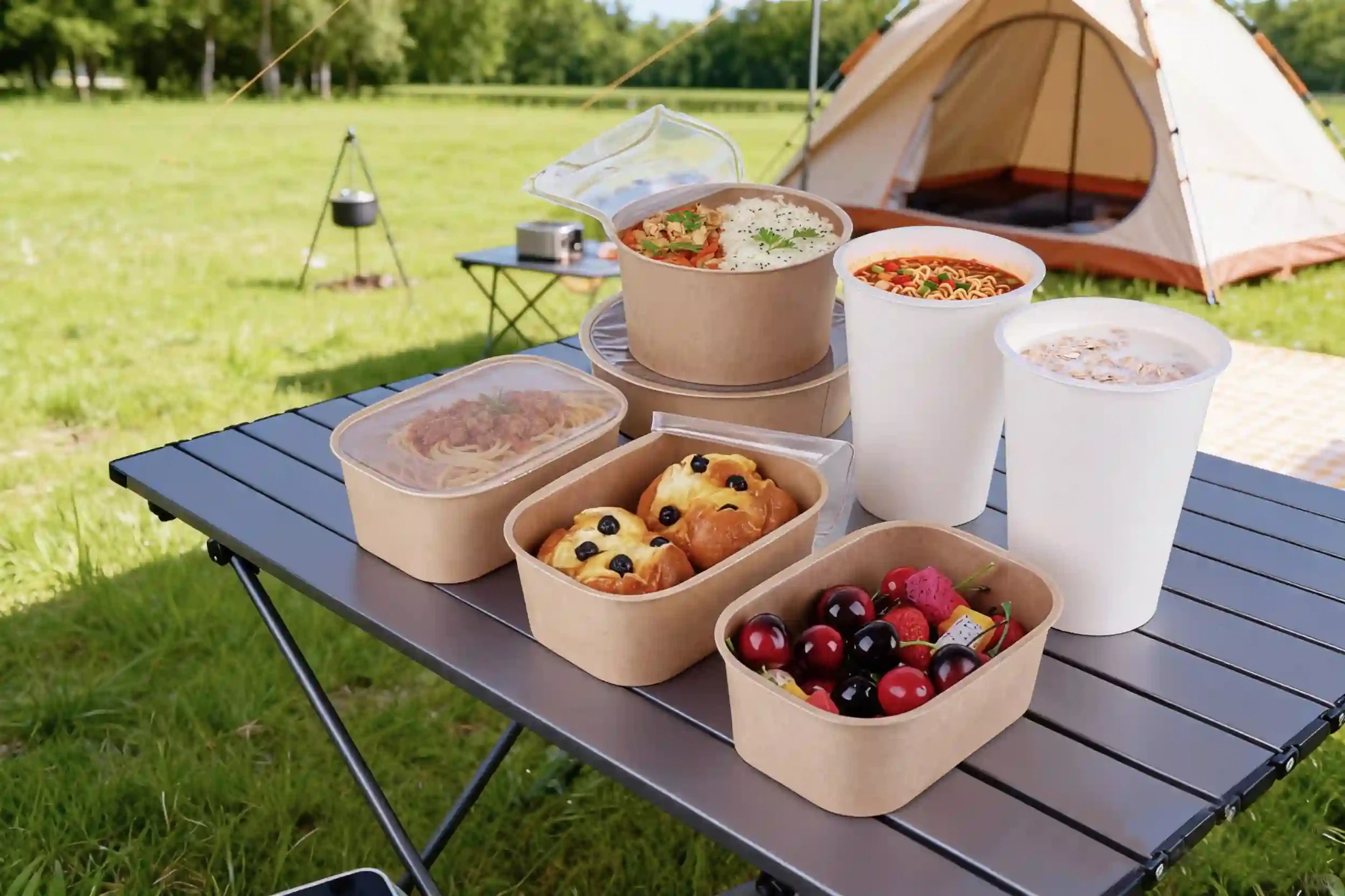 Одноразовий посуд у похід