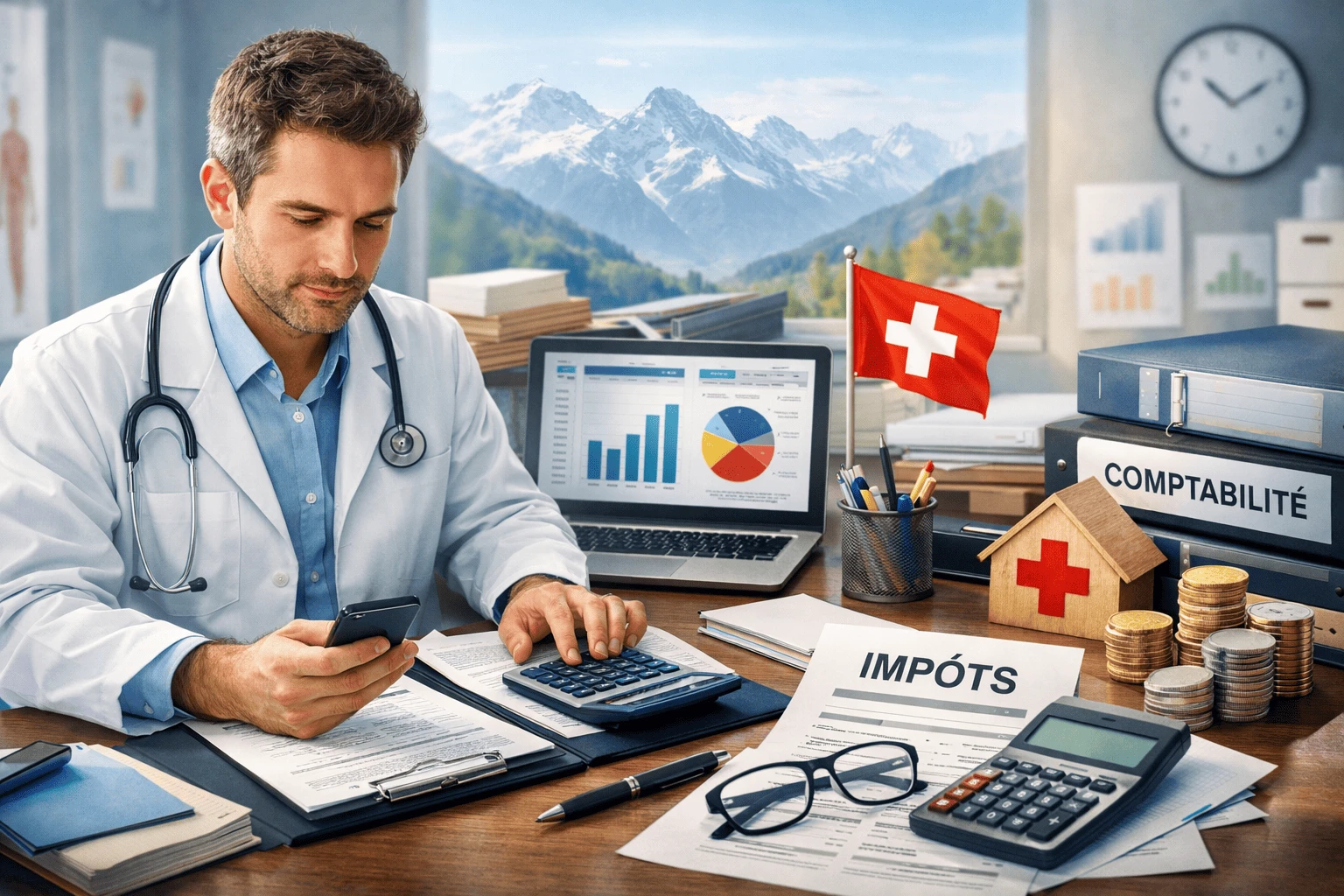 Gestion d’activité pour professionnel de santé en Suisse : organisation, fiscalité et comptabilité