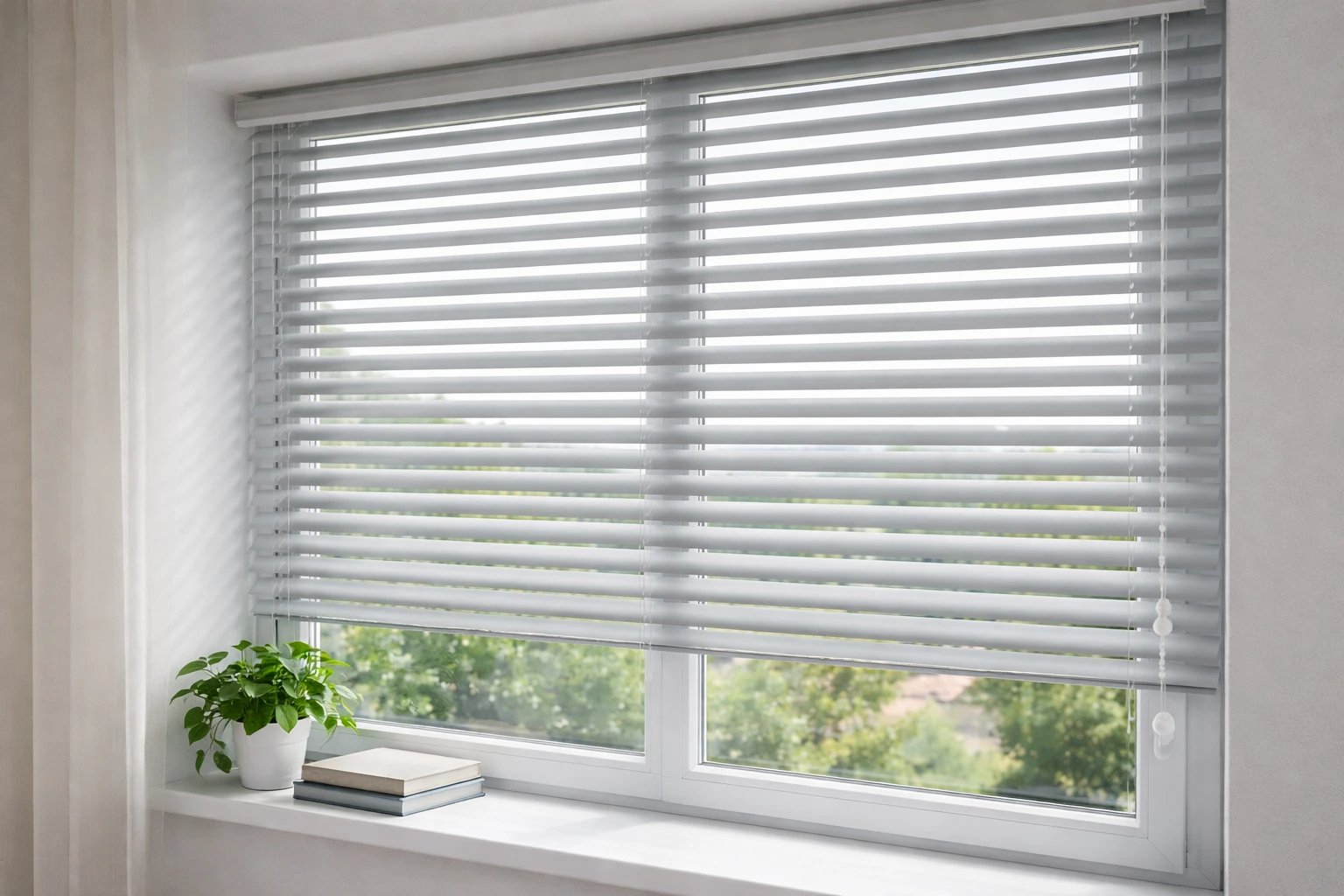 Горизонтальні жалюзі на вікні у квартирі в Рівному