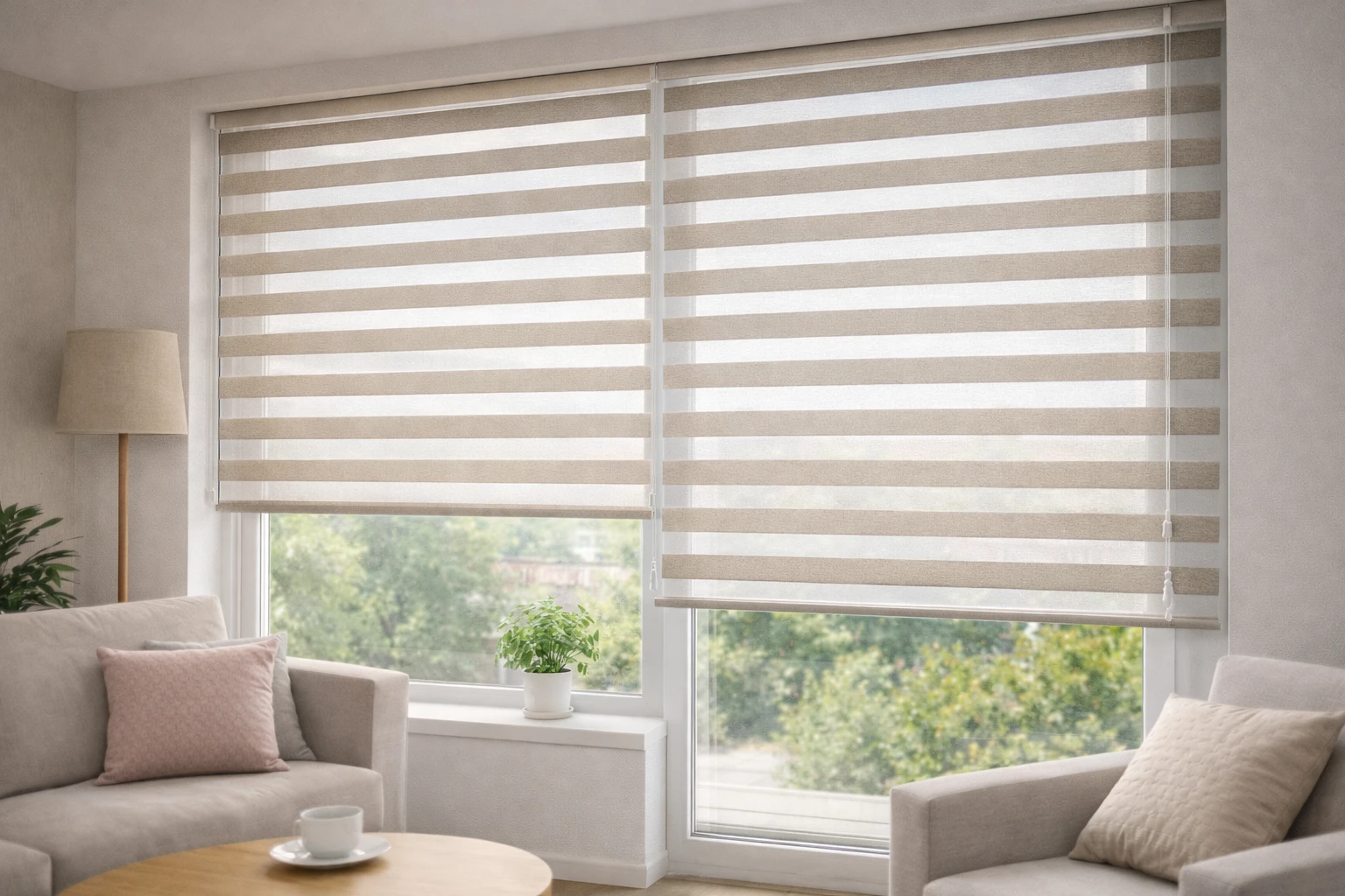 Ролети день-ніч на вікні у квартирі в Рівному