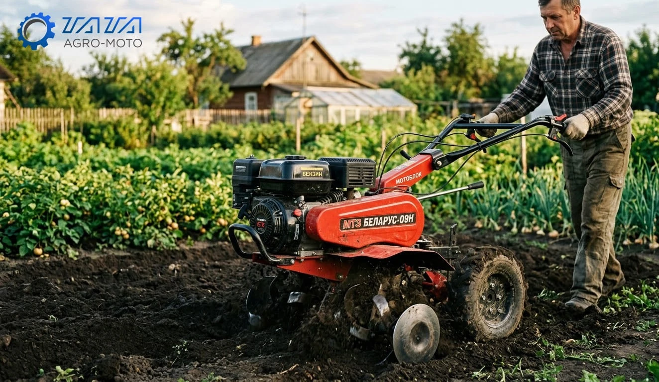 Чому бензиновий мотоблок також ефективний