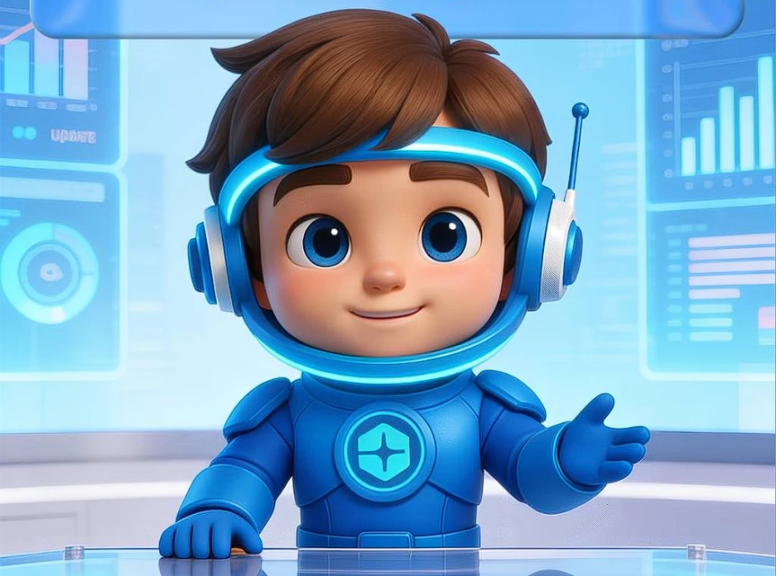 The mascot of the Botty crypto trading bot