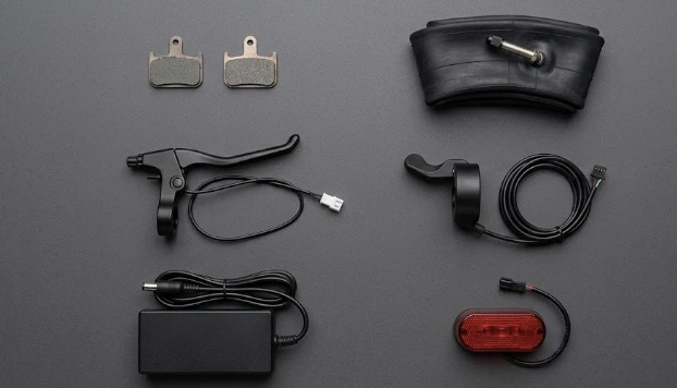 Запчастини для Xiaomi Mi Electric Scooter 4 Pro — гальмівні колодки, камера, рукоятки та інше