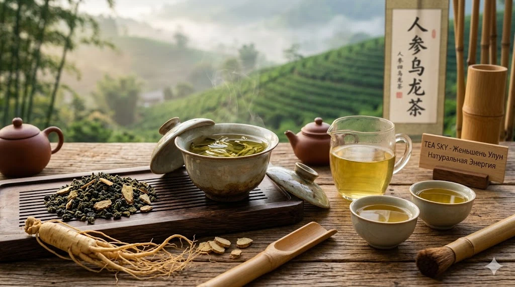 чай женьшень улун