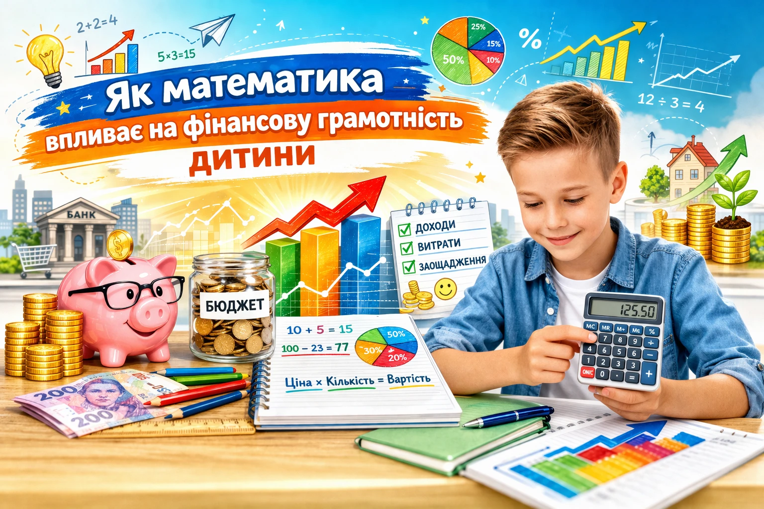 Як математика впливає на фінансову грамотність дитини