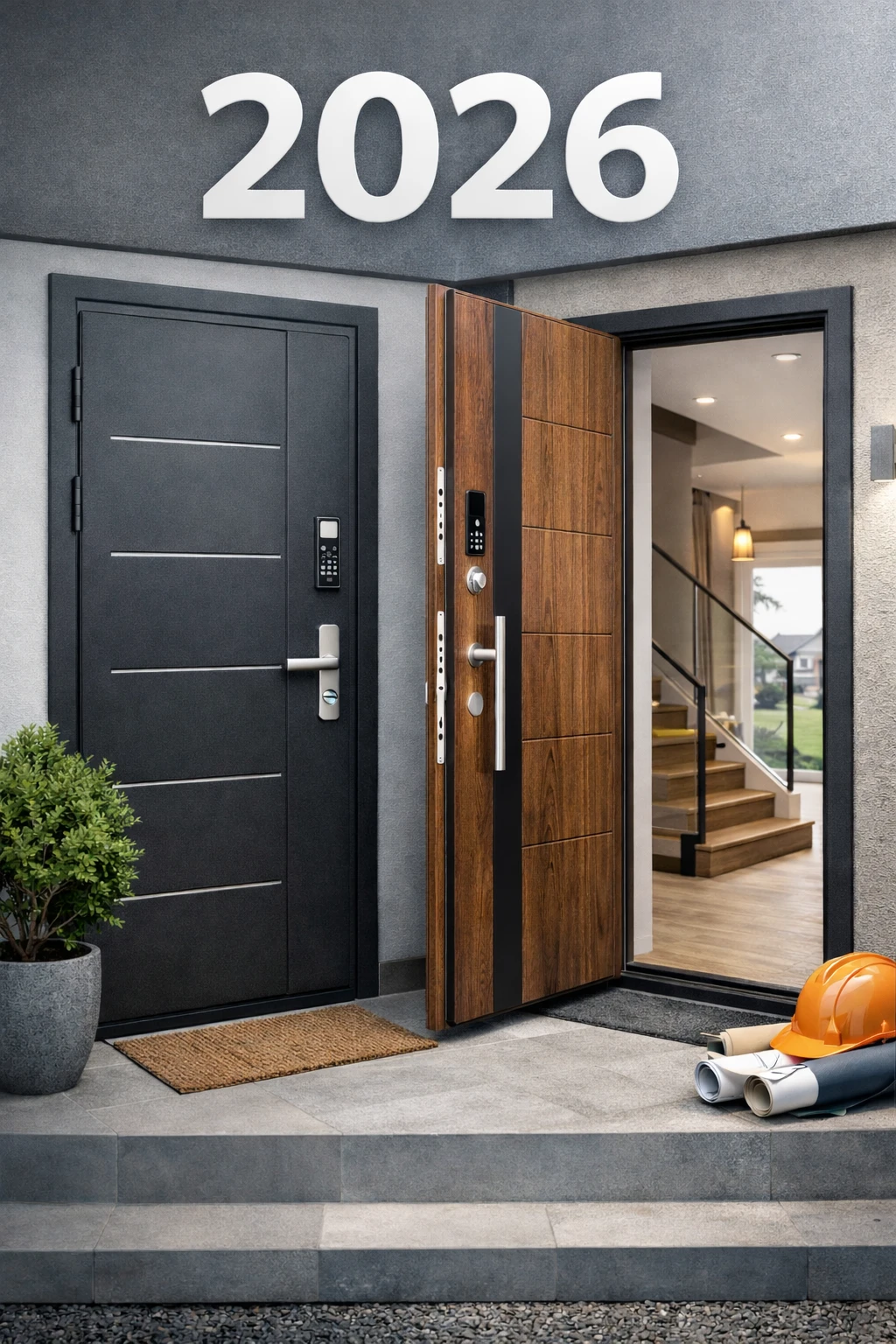 вхідні двері рівне сучасні металеві двері для квартири та будинку 2026