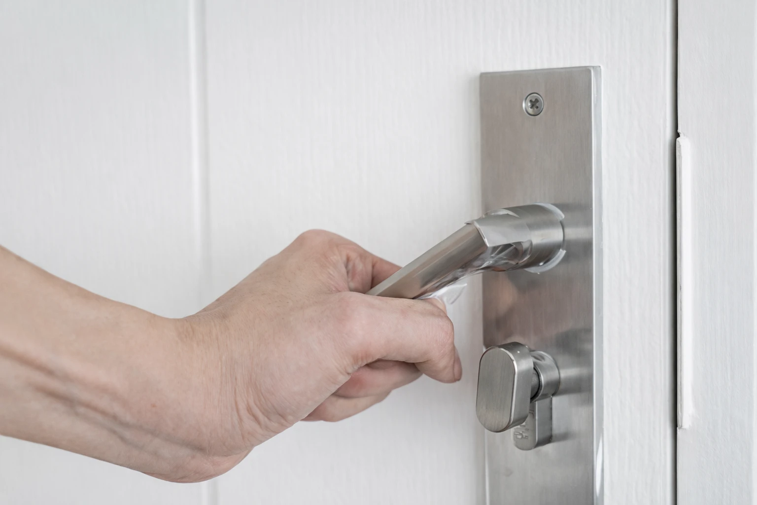 When the door still does not close properly