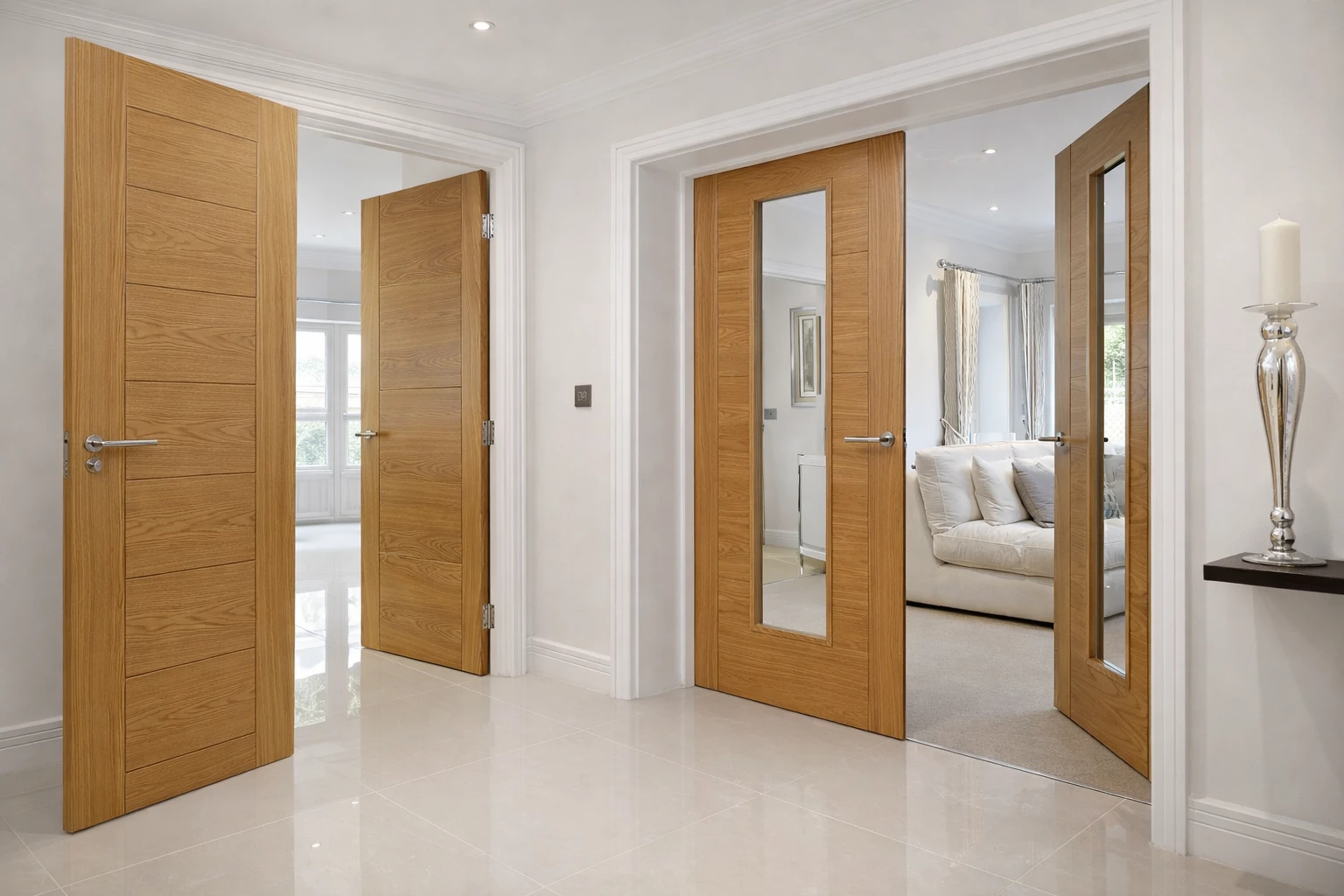 Optimal door width for different rooms