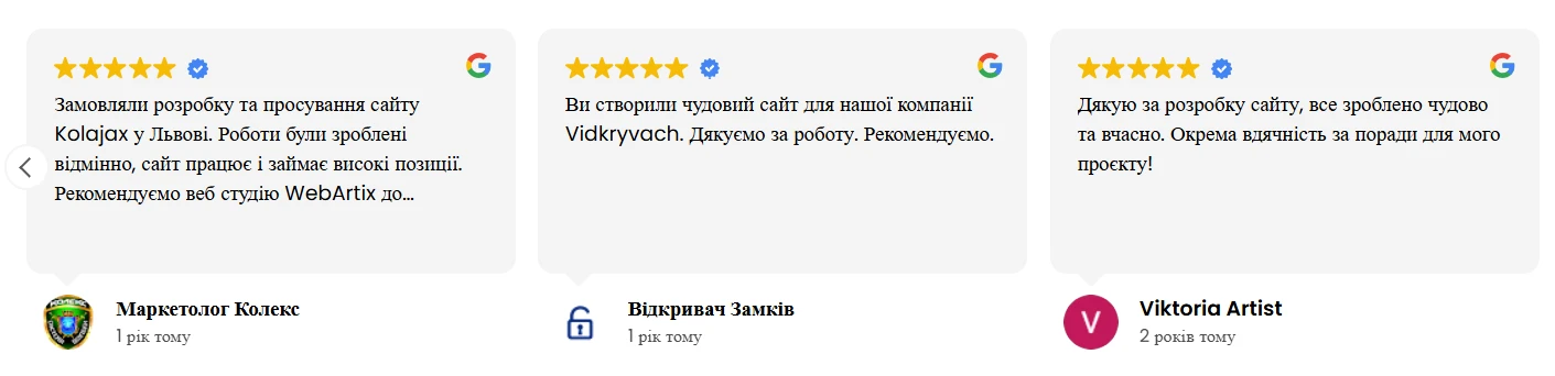 WebArtix відгуки