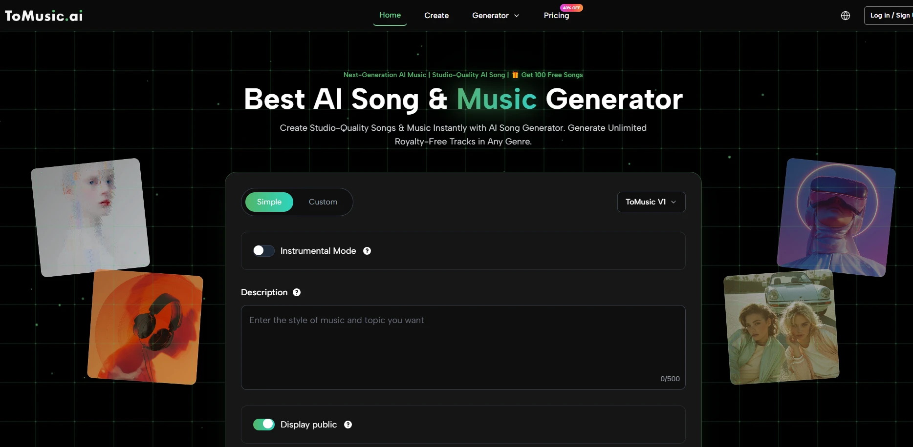 Best AI Song & Music Generator