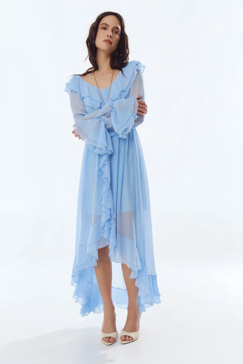 Платье на выпускной с рукавом от Gepur - фото 4