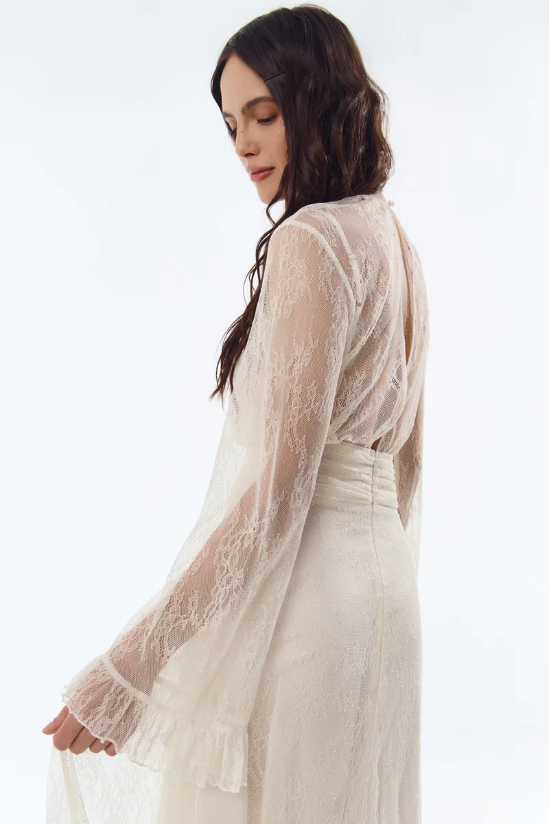 Платье на выпускной с рукавом от Gepur - фото 3