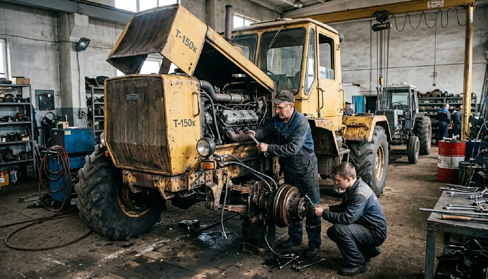 ремонт трактора Т 150